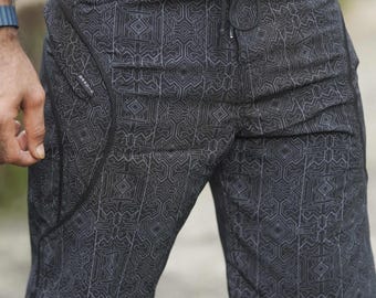 Magma Codex Artwear Board Shorts: Stroje kąpielowe i plażowe z nadrukiem sitodrukowym