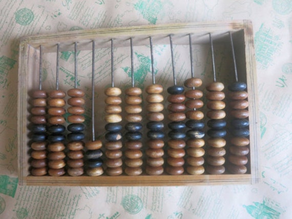 large wooden abacus