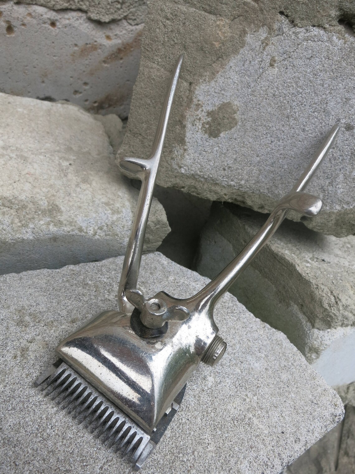 Vintage hair clipper Cut Russian barber manual Clippers Etsy