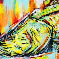 Tarpon Drip - on Canvas - Etsy