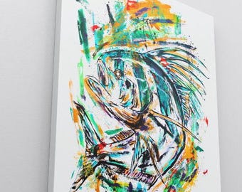 Rooster Fish Canvas Print - Marvista PURRR
