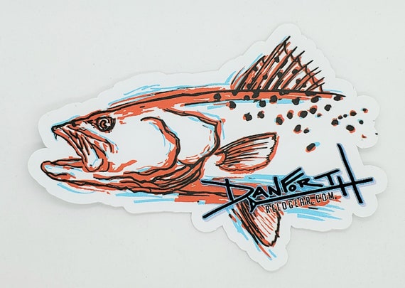 Speckled Trout Fishing Sticker 