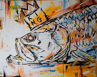 Jean Poon - TARPON PAINTING 30X40