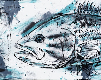GL SMALLMOUTH - On canvas 20X40 XL