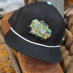 Breathable Fishing Trucker Hats for Men and Women - Unique Fish Embroidery  for Anglers
