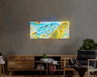 Neon Sign - Danforth SEA TURTLE Led