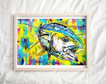 TUNA - Baby whale J - paper print