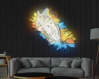 Neon Sign - Danforth BONEFISH Led