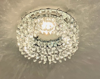 Luxe Crystal Pendant for Recessed Light BEBE Design with Magnet for Mini Chandelier