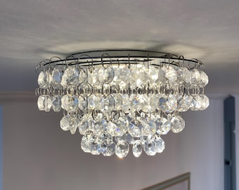 Luxe Crystal Mini Chandelier with magnets for recessed Luxe Crystal Mini Chandelier with magnets for recessed