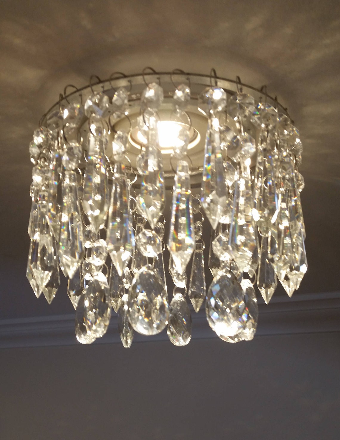 Luxe Crystal for Recessed Light With for Pot Light Etsy