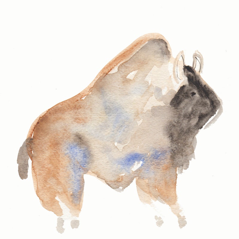 Bison Art Etsy