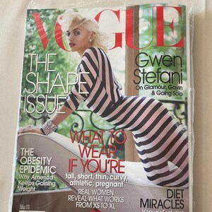Vogue Magazine April 2004 Fashion Magazine New Old Stock Gwen