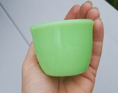 Jadeite Philbe Custard cups green milk glass McKee jadite small bowl