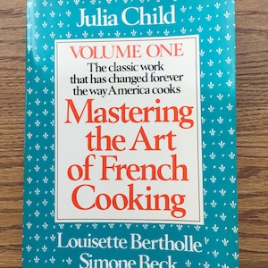 Mastering the Art of French Cooking Volume One by Julia Child Gift for Foodie or Cookbook lover