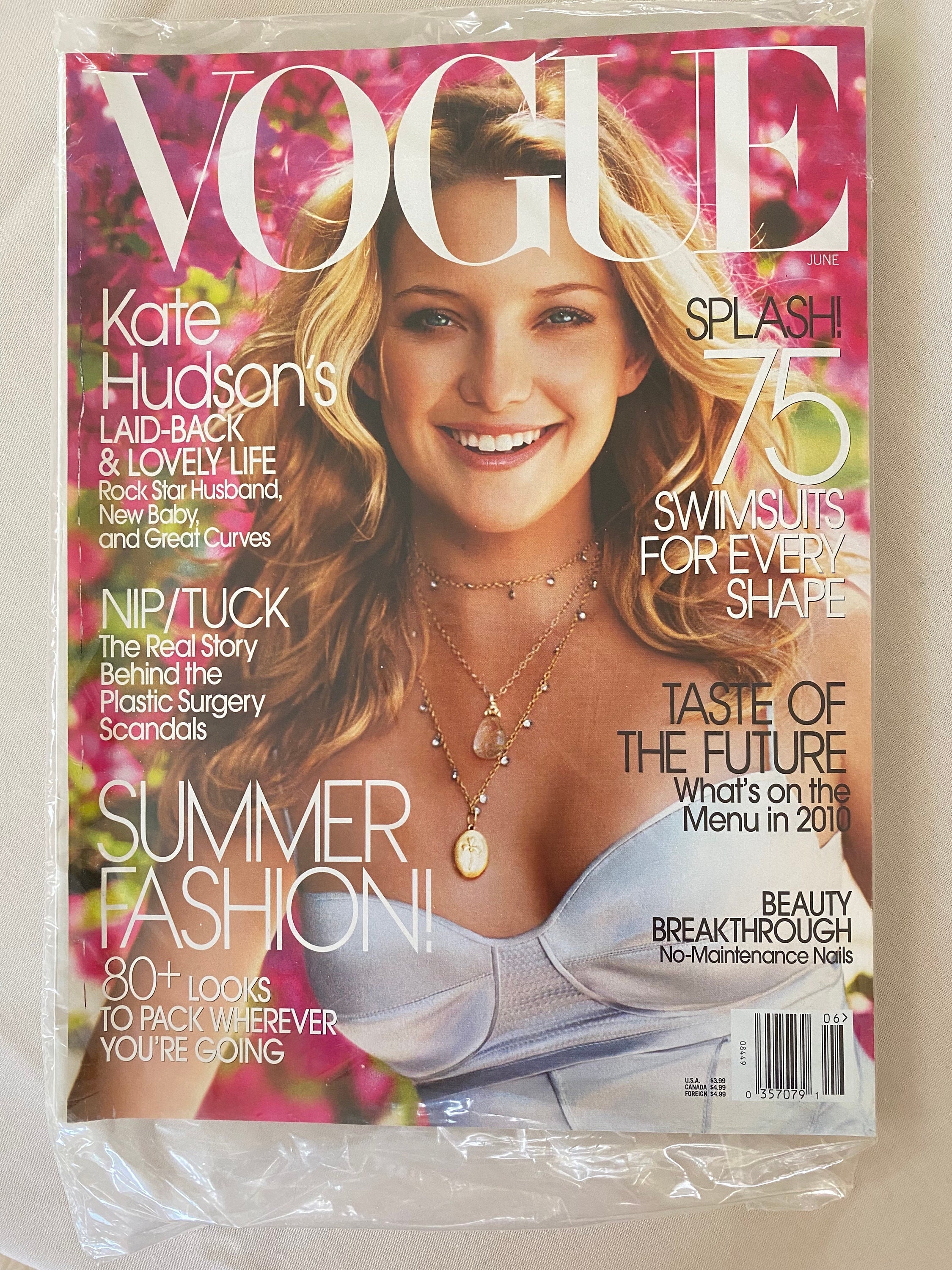 Vogue Magazine June 2004 Fashion Magazine New Old Stock Kate
