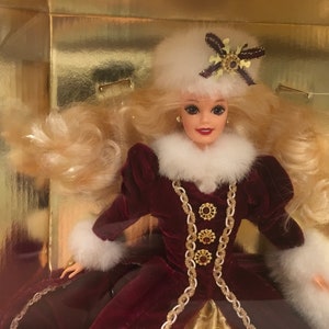 Vintage Barbie Special Edition Happy Holidays 1996 Mattel NRFB For Barbie collector