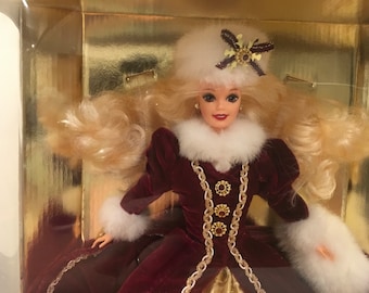 Vintage Barbie Special Edition Happy Holidays 1996 Mattel NRFB For Barbie collector