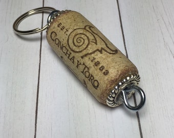 Wine Cork Keychain - Concha Y Toro