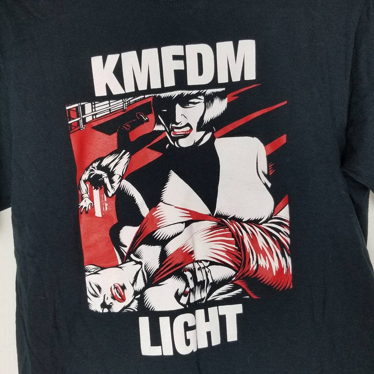 Vintage 1990s KMFDM Band Shirt German Industrial Band Retro Etsy