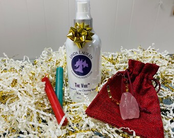 The Positive Energy & Meditation Holiday Gift Box, Psychic Gifts, Color and Energy