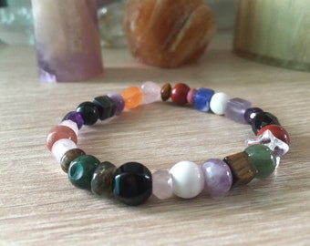 Best Friend Kristall Armband: Chakra Steine, Freundschaft Geschenk
