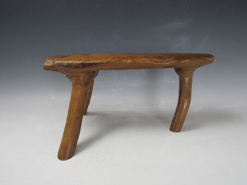 Office Furniture A Chinese Walnut Single Tree Piece Wood Tripod