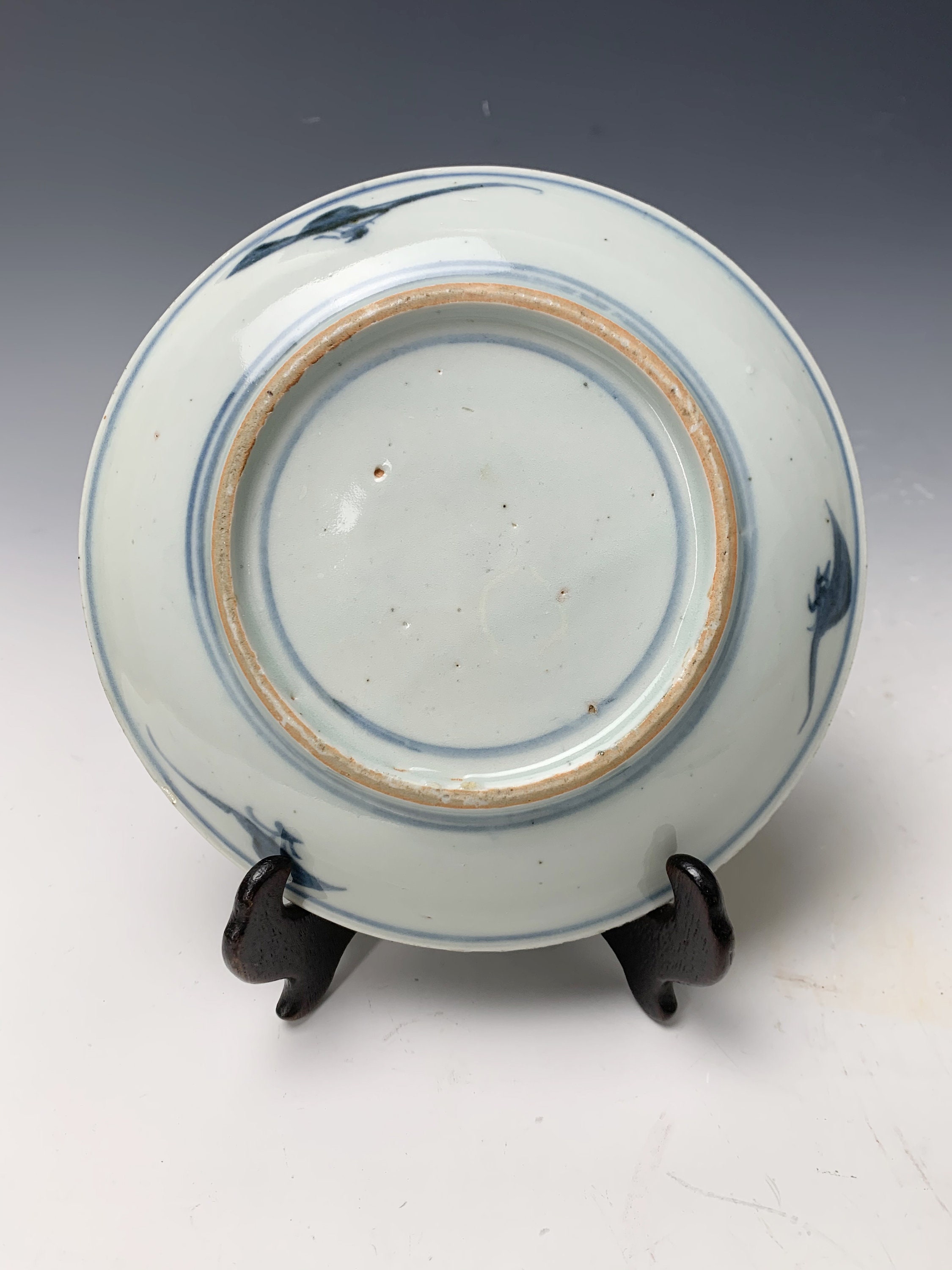 Eine chinesische blaue und weiße Porzellanplatte | Etsy