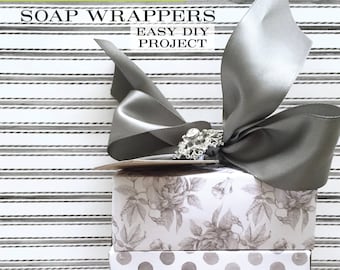 Easy DIY Project • Soap Wrapper Patterns - Instant Digital Download