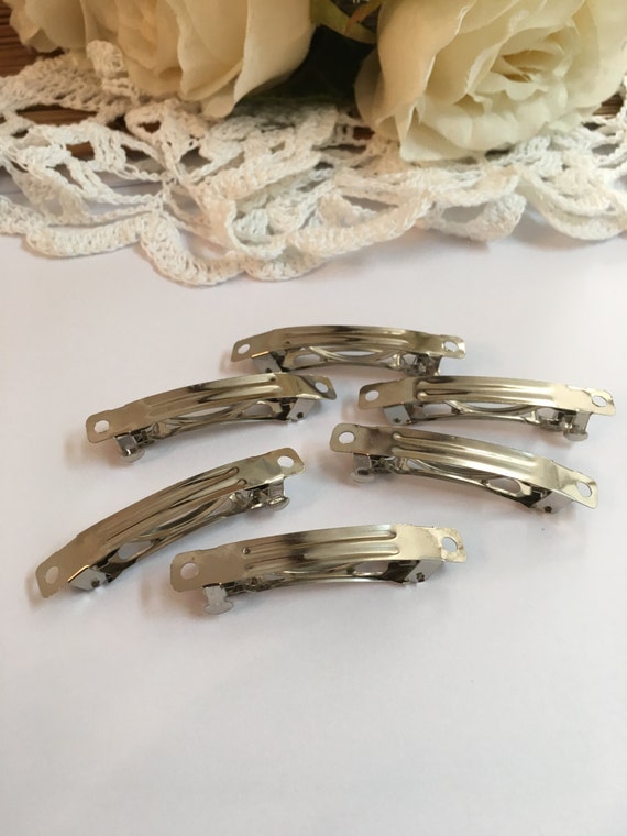 French Hair Barrette 10 pcs French style hair barrette 50mm Etsy