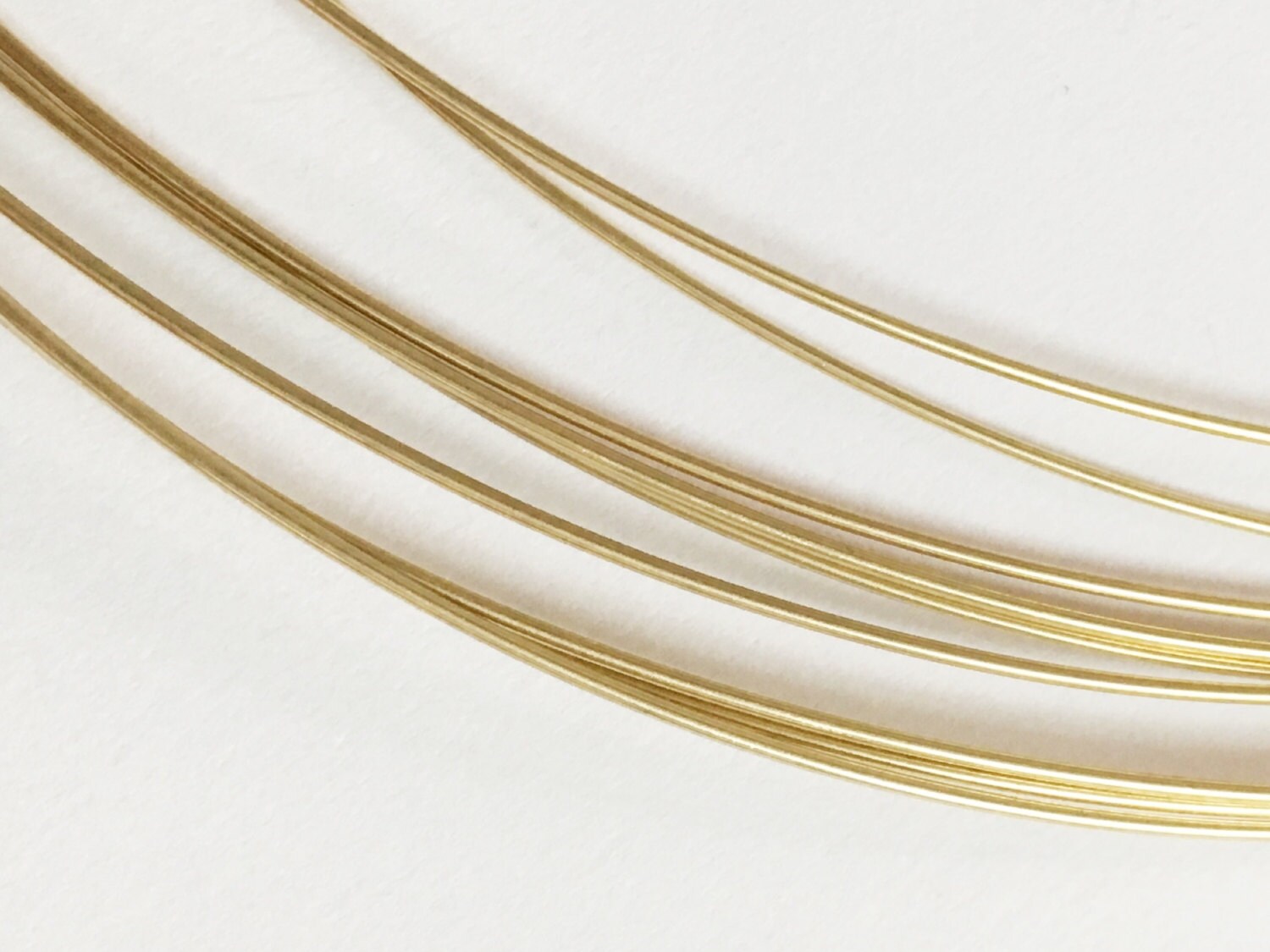 Solid Gold Jewelry Wire 20 Gauge, Half Hard Wire for Jewelry Making