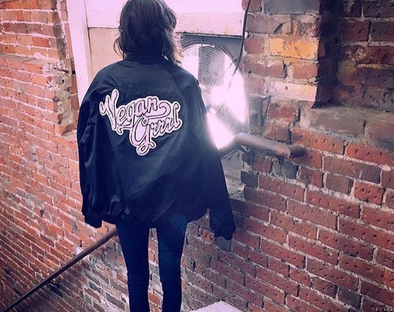 Vegan Grrrl Letterman Jacket
