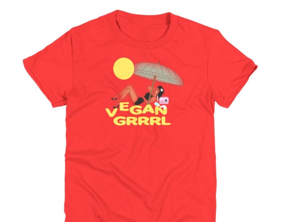 modern pin up girl tee