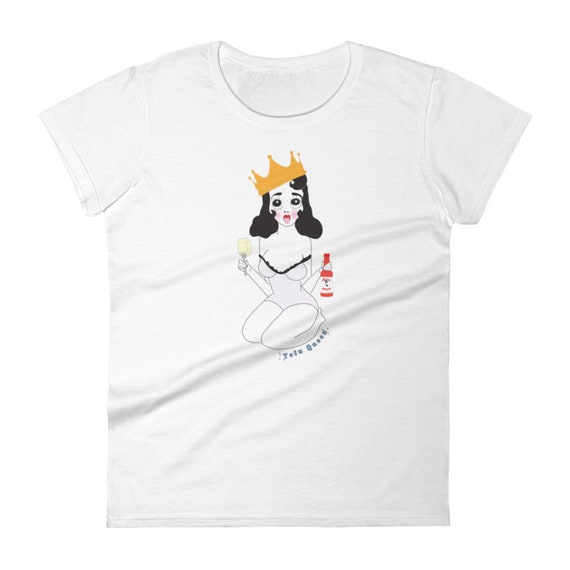 Tofu Queen white tee