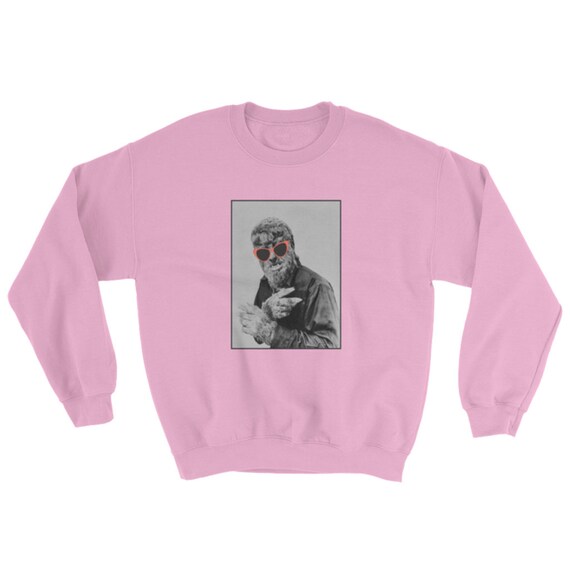 Halloween sweater, the wolf man, old horror film, vintage