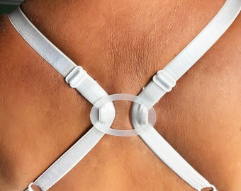 H-shaped and H Shaped Bra Strap Clips Conceal Straps Cleavage Control Keep Straps From Slipping