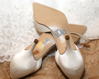 Shoe Stickers I Do, Bridal Shower Gift, Bachelorette Party, Engagement,  Free Shipping