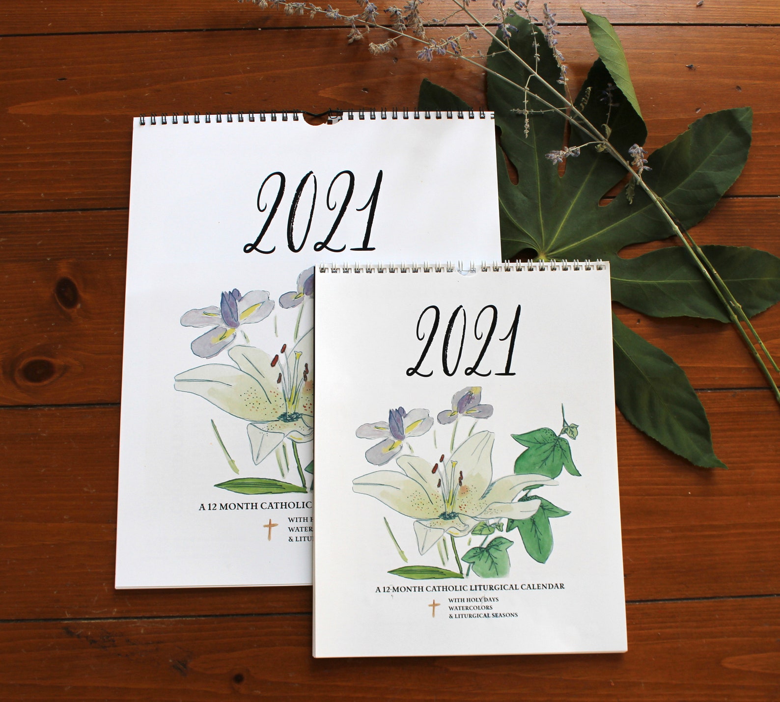 2021 Catholic Liturgical Wall Calendar Liturgical Living Etsy