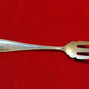 5 3/8" no monograms s Gorham English Gadroon sterling silver Cocktail Fork 