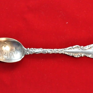 Antique c.1900 sterling silver Toronto souvenir spoon 3 7/8&quot;