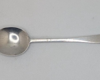 Antique Sheffield Art Deco Sterling Silver Master Salt Spoon 3 1/8"