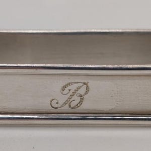Vintage Gorham Sterling Silver Napkin Ring(s) &quot;B&quot; initial engraving