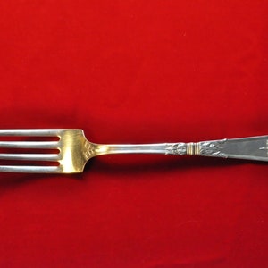 Gorham Lansdowne sterling silver 7&quot; Solid Youth Fork Tea Fork no mono L/A/G 1