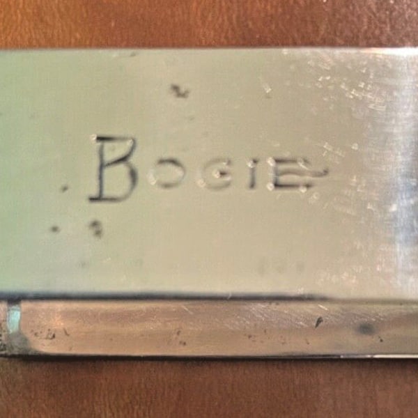 Vintage Wallace Sterling Silver Napkin Ring "Bogie" name engraving