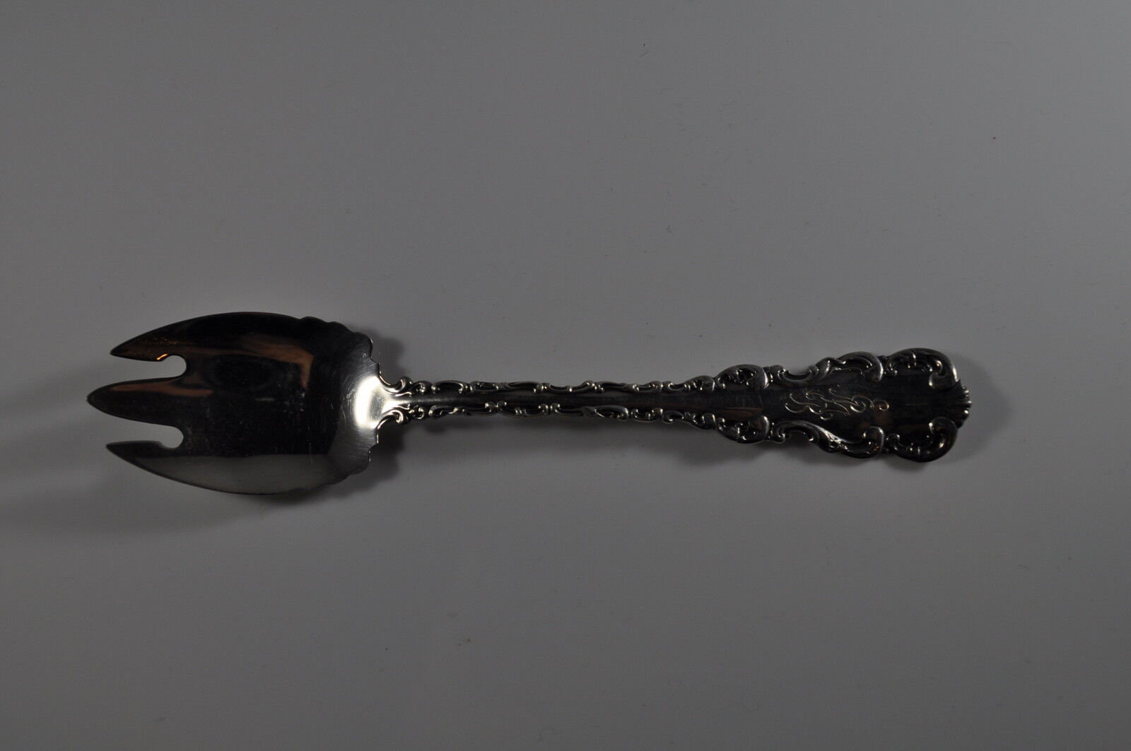 Sterling Silver Ice Cream Spoon - Louis XV by Whiting Monogrammed