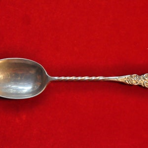 Thomas Hayes Birmingham England sterling silver c. 1897 Twist Rococo Spoon(s)