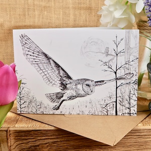 Valiant Owl Greeting Card