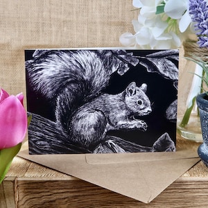 Red Squirrel Greeting Card