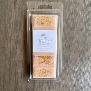 Cinnamon Frosting Wax Melt Snap Bar, Fall Fragrance
