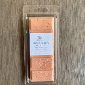Caramel Coffee Wax Melt Snap Bar, Bakery Fragrance, cozy Fragrance,  gift
